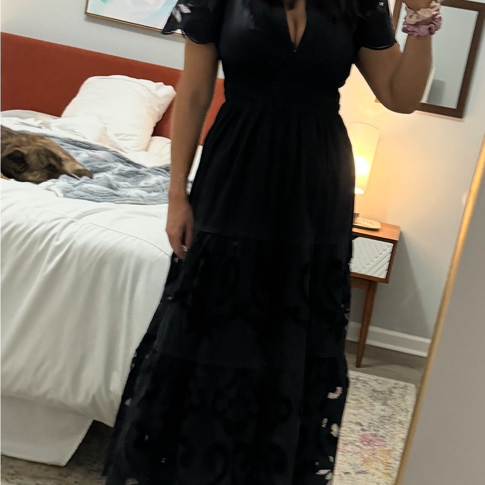 Anthropologie Somerset Maxi Cutwork Dress - Picture 2 of 3